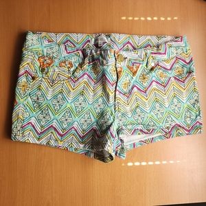 Color Jeans Shorts